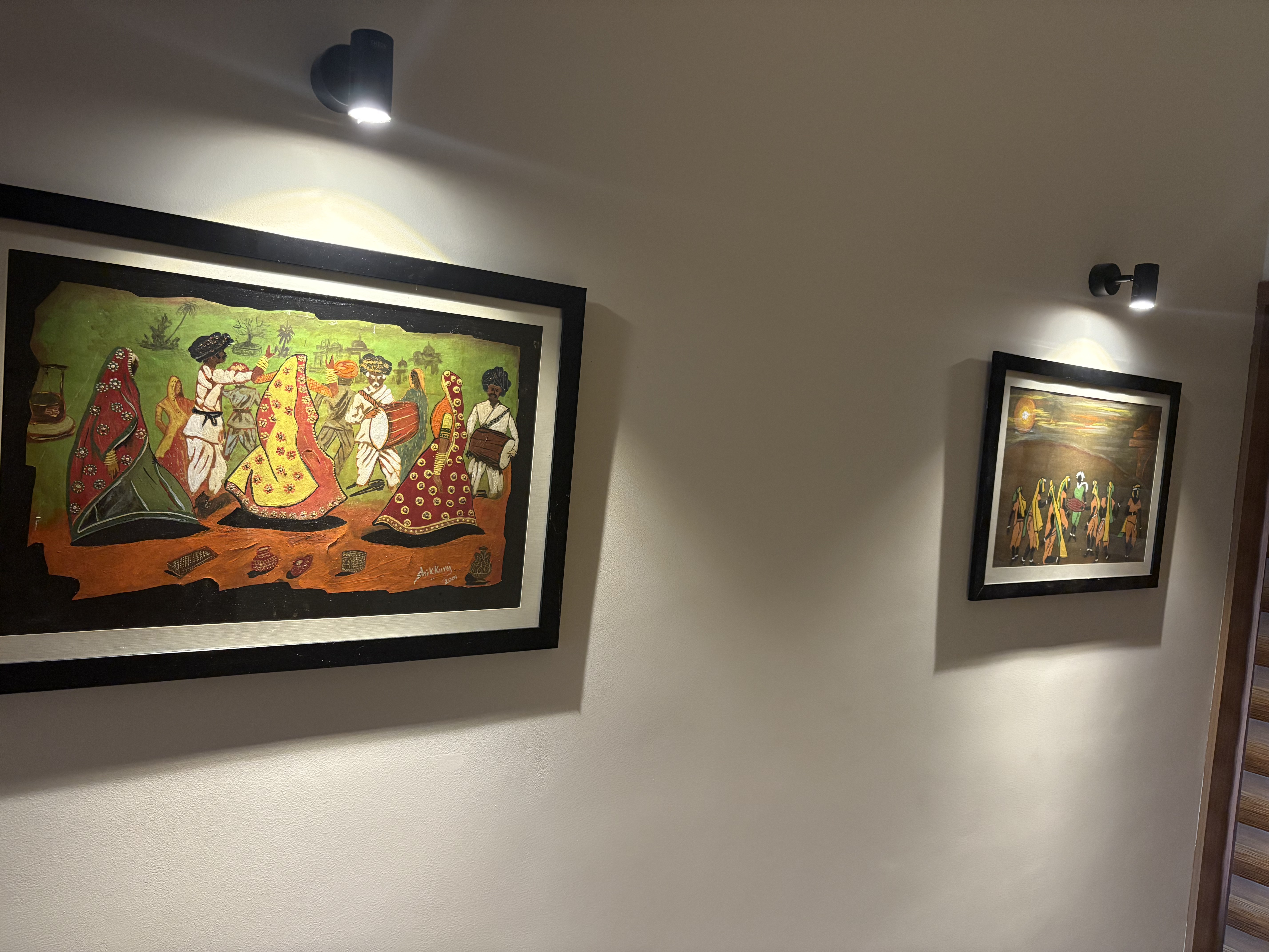 Hall with paintings